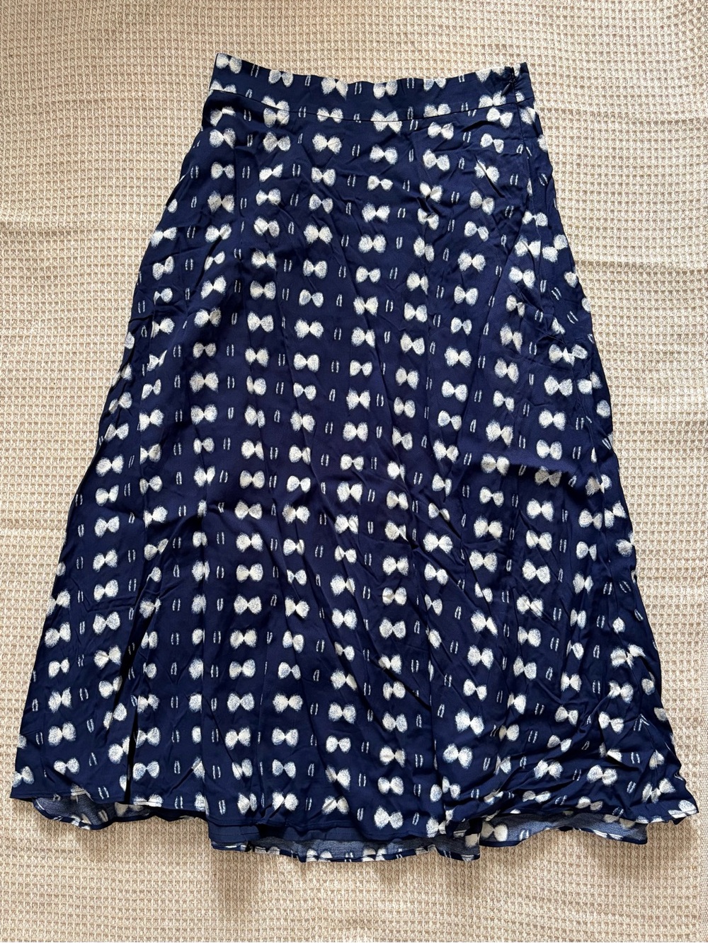 Ann Taylor Printed Midi Skirt Size 0